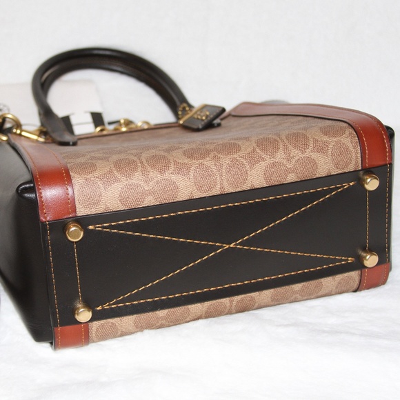 NWT COACH 1941 Troupe Tote in Signature Leather Purse Handbag - Picture 5 of 7